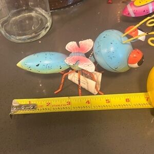 NWT metal butterfly indoor /outdoor butterfly by regal blue pink 6 inch garden